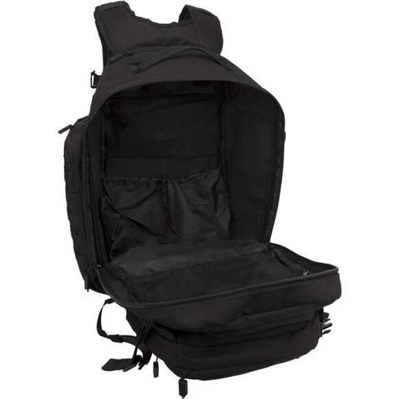 Black Tactical Backpack 64L Internal Frame Military Hiking MOLLE Gear Bag - Picture 5 of 7